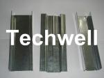 0.4 - 1.0mm Thickness Metal Steel Stud and Track Roll Former For Dry Wall Steel