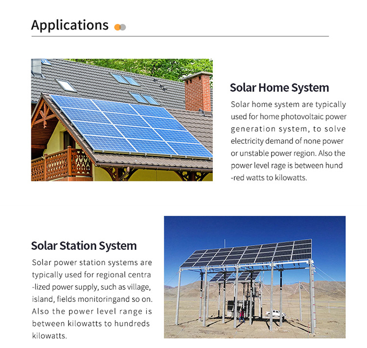 New Mppt Charger Controller Pure Sine Wave On/Off Grid Hybrid Solar Inverter W/Rgb Light Solar Power Inverter For Home