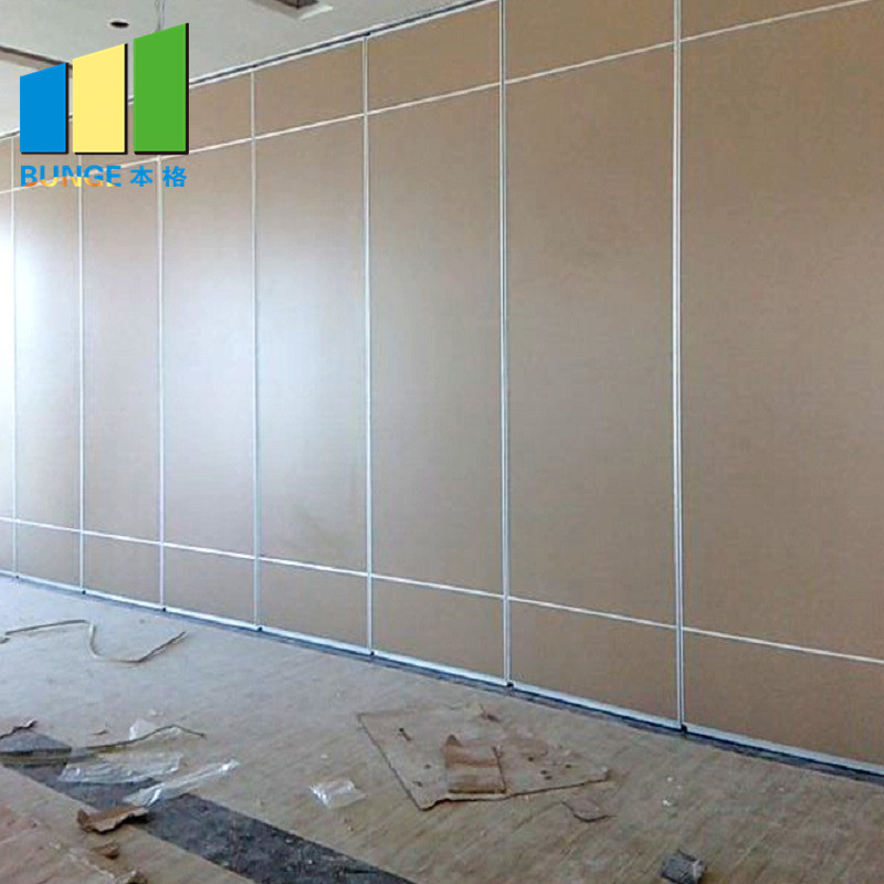 Manual Movable Wall System Sliding Folding Partition With Doors