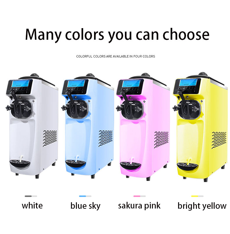 Compact and Affordable 6L*1 Hopper Volume Commercial Ice Cream Maker Machine
