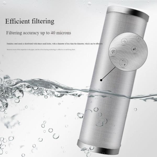 304 Stainless Steel Water Filter 10 Tons Cold And Hot Water Sediment Filter