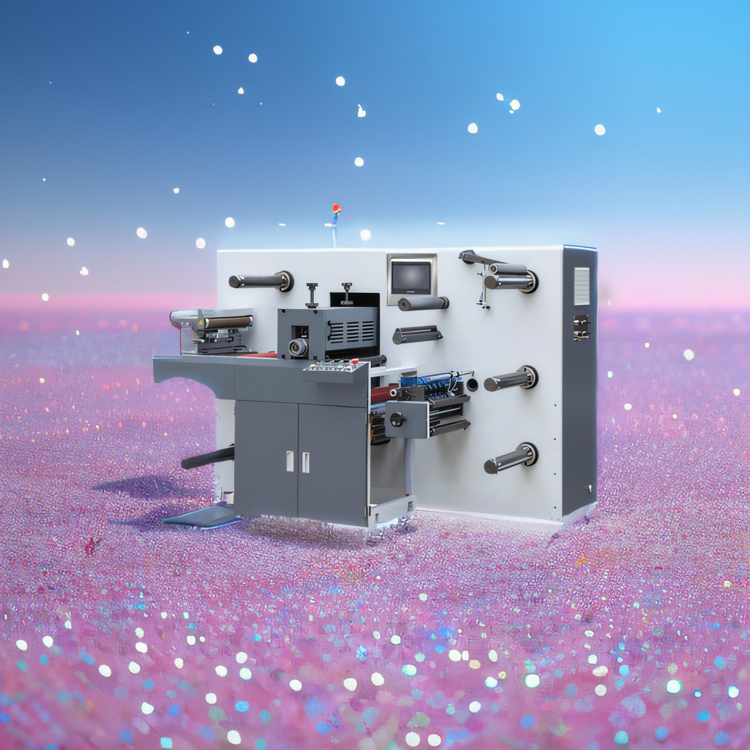 550MM DIE CUTTING LENGTH ADHESIVE LABEL PAPER PROCESS MACHINERY 120M/MIN SLITTING SPEED SEMI-ROTARY DIE CUTTING MACHINE