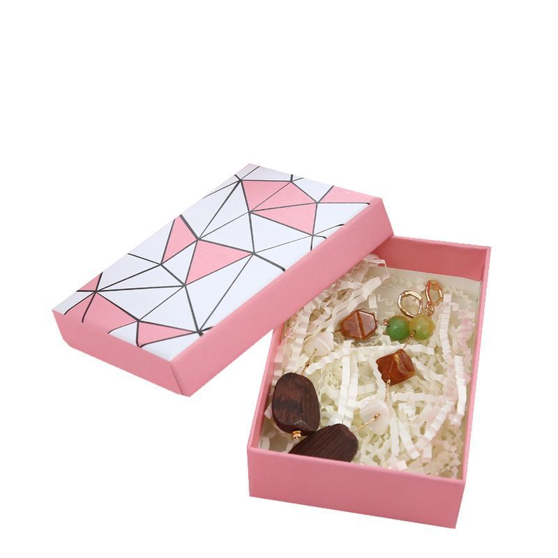 China Wholesales Foam Insert Paper Packaging Fashion Jewelry Box, Custom Logo Printed Cardboard Gift Box
