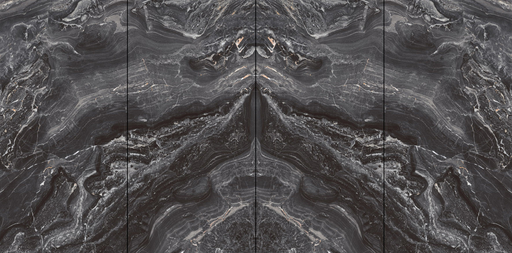 Hotel And Office Building Black Marble Effect Porcelain Wall Tile