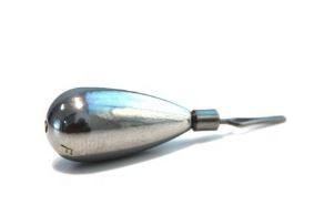 China Customized 3/64 oz Tungsten Fishing Sinker Skinny Tear Drop Shot on sale