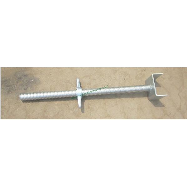 Scaffolding jack base and U head. Compact structure