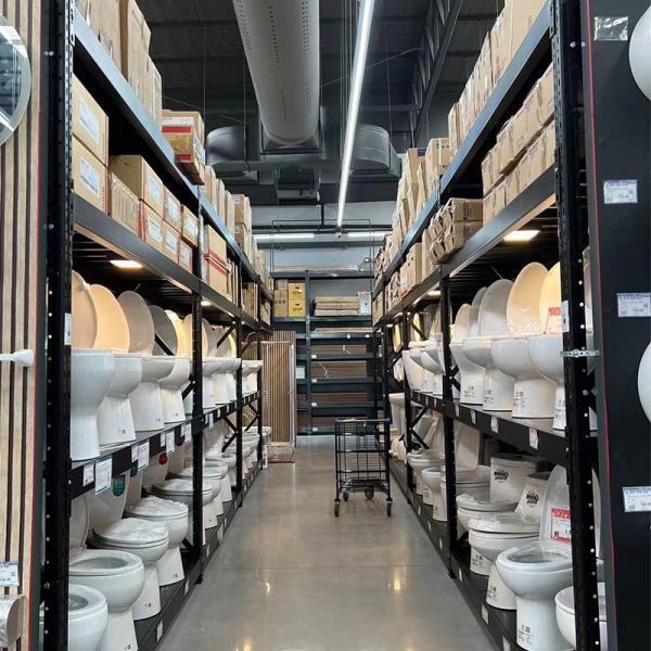 Metal Construction Supermarket Display Rack Grocery Gondola Shelving Customizable Size