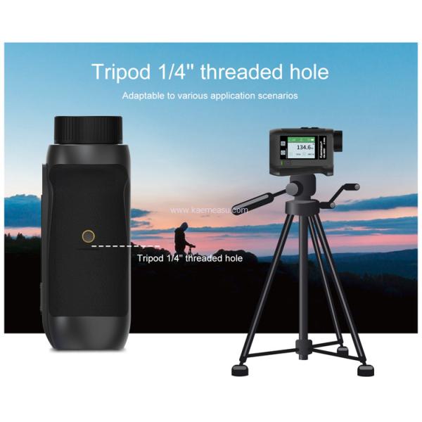 kaemeasu Rechargeable Laser Rangefinder Voice Golf Range Finder LCD Display Telescope With Side Screen J1200