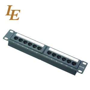 Quality Telecommunication Rj45 12 Port Patch Panel Utp Cat 6 wholesale