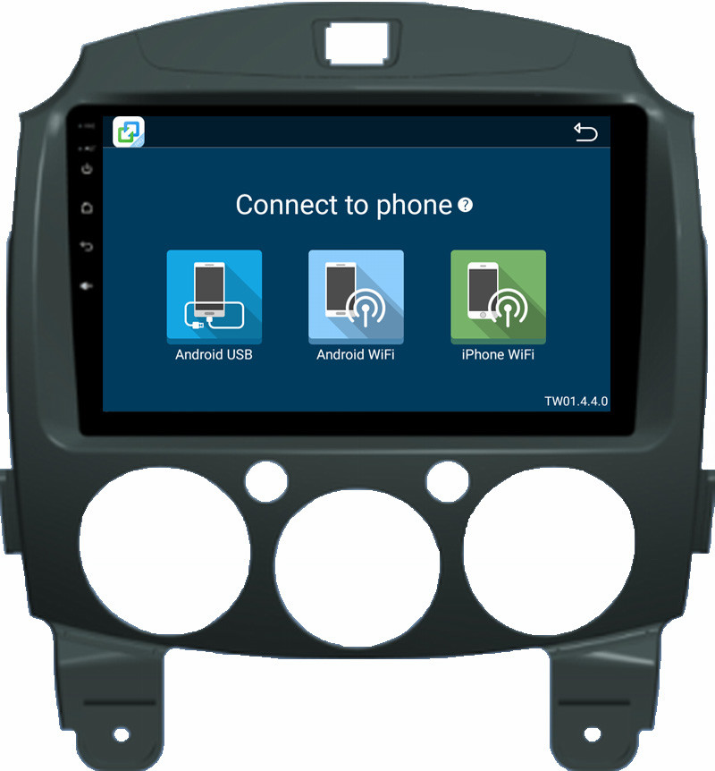Ouchuangbo car multi media 1024*600 video stereo android 6.0 for Mazda 2 with 3g SWC wifi bluetooth gps navi