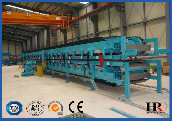Quality Polyurethane Sandwich Panel Manufacturing Line , Metal Sandwich Panel Equipment wholesale