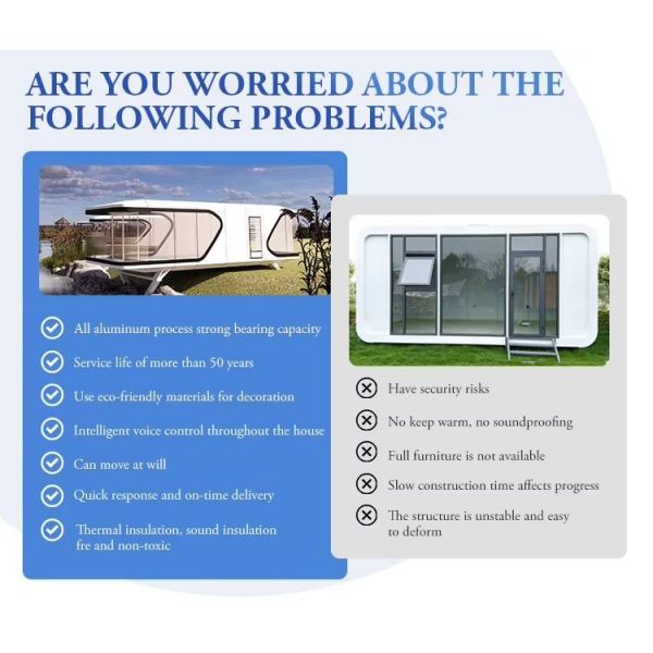 Eco Friendly Outdoor Capsule House Personalized Prefab Capsule Houses
