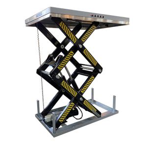 Quality 1000kg Double Scissor Lift Tables 1300mmx820mm Max Height 1780mm wholesale