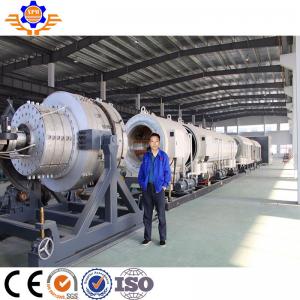 China CE ISO PVC Pipe Extrusion Line Pipe Diameter 16 - 630mm 22- 160KW Extruder Power on sale