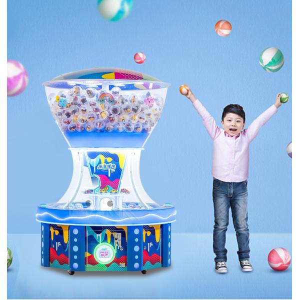 Indoor Toy Store Coin Operated Ball Paradise 4 Player Capsule Game Machine