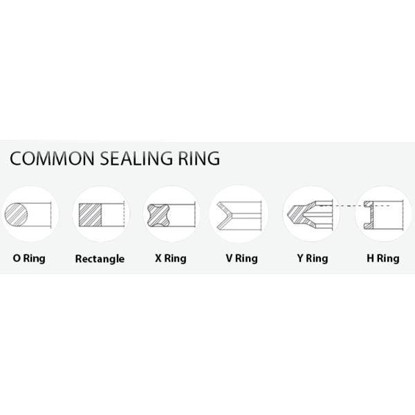 OEM FVMQ Rubber Seal Gasket Food Grade Silicone Sealing Ring