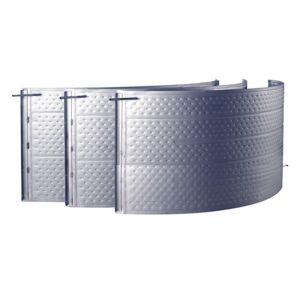 China Micro commercial beer brewing equipment pillow plate heat exchanger brasserie on sale