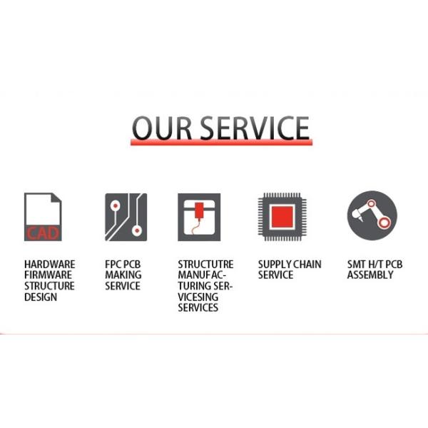 Ems Contract PCB Assembly Service China Through Hole Pad Pcb