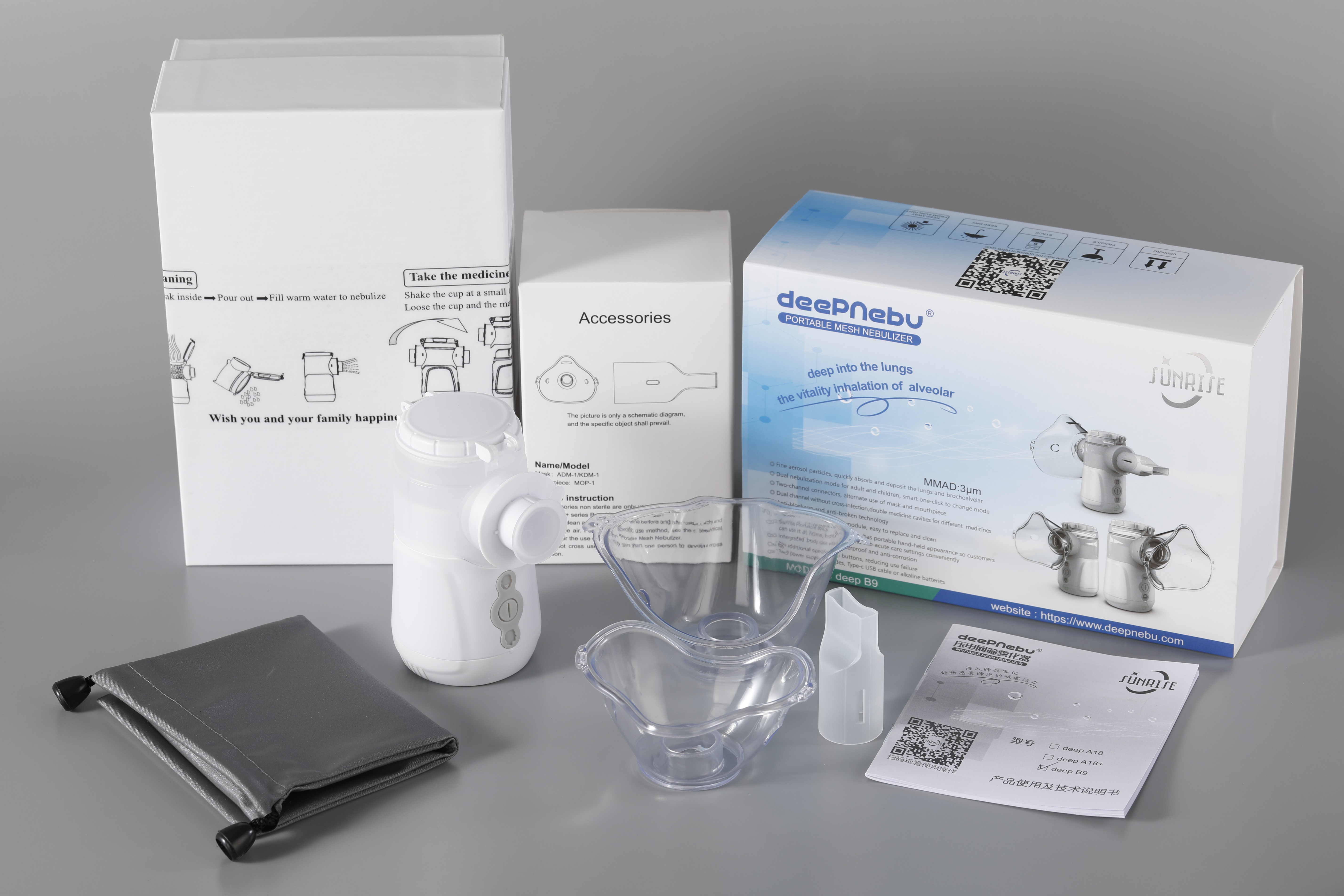 Cough Asthma Mesh Nebulizer Treatment 3.05μM Homecare For Infants