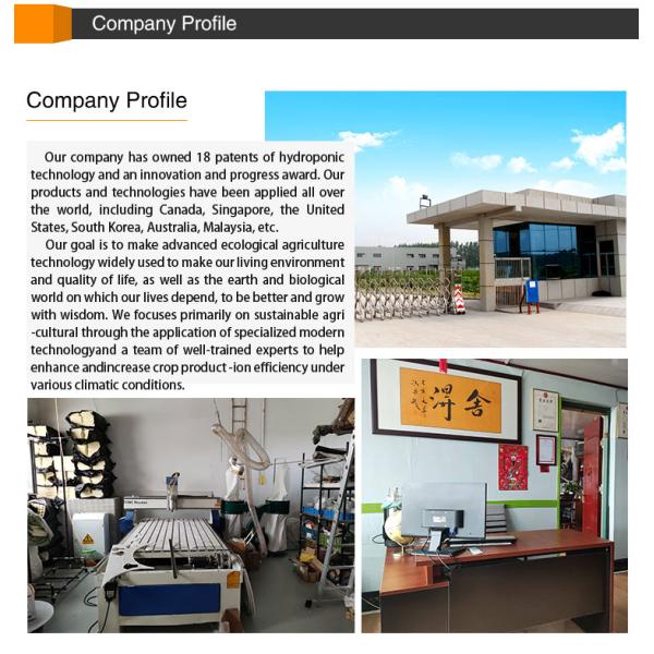 Agricultural Greenhouse Super Growtower Hydroponic Grow Systems Planting System