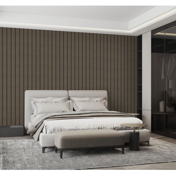Fire Retardant PVC Protection Flexible Wood Wall Panel Wallpaper For Home Decor