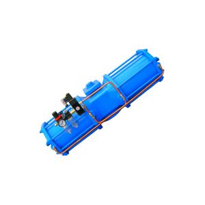 Small Metal Blue Scotch Yoke Pneumatic Actuator 250mm 680mm
