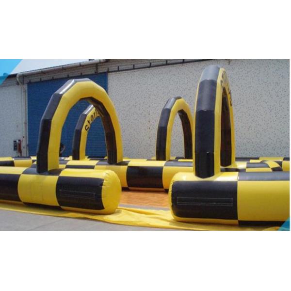 0.45mm Pvc Tarpaulin Inflatable Zorb Ball Race Track For Sport Games
