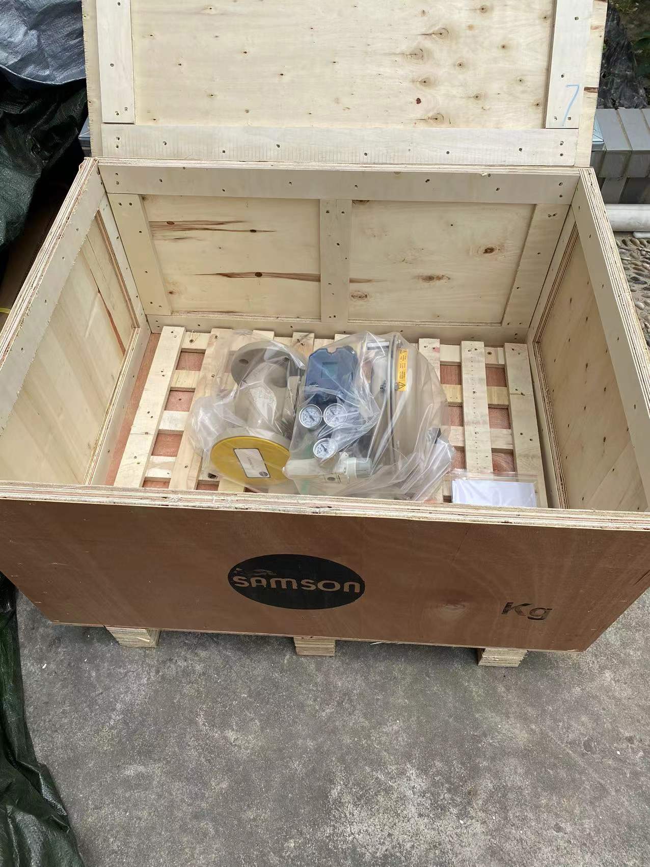 Samson Pneumatic Smart Positioner 3730-31001 With Chinese Brand Control Valve And 4746 Limit Switches