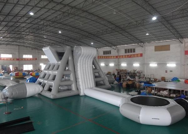 Cheap Amercian Customized Water Park Combo Inflatable , Inflatable Big Slide Park for sale