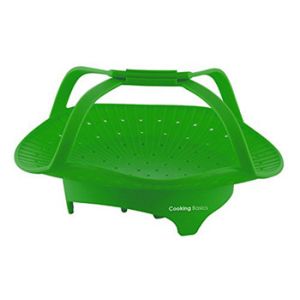 Multifunctional High Quality Cooking Steamer Silicone Folding Basket Food