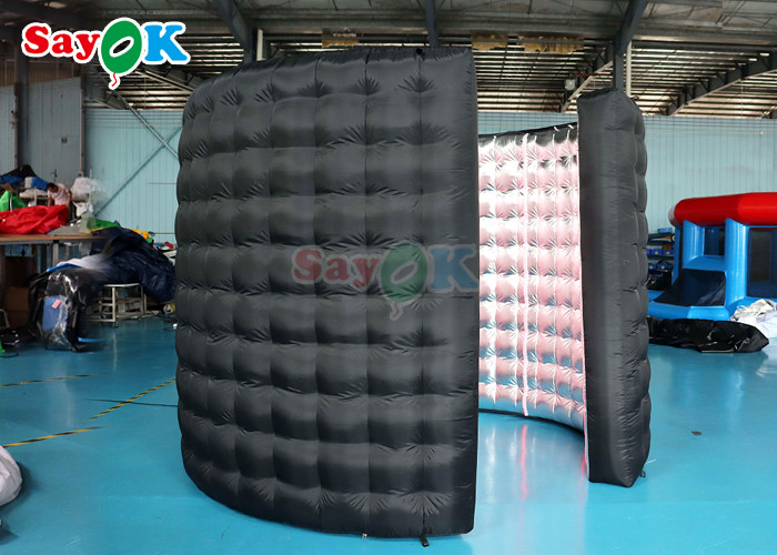 Inflatable 360 Degree Photo Booth With Led Fill Light 360 Photo Booth Enclosure Backdrop