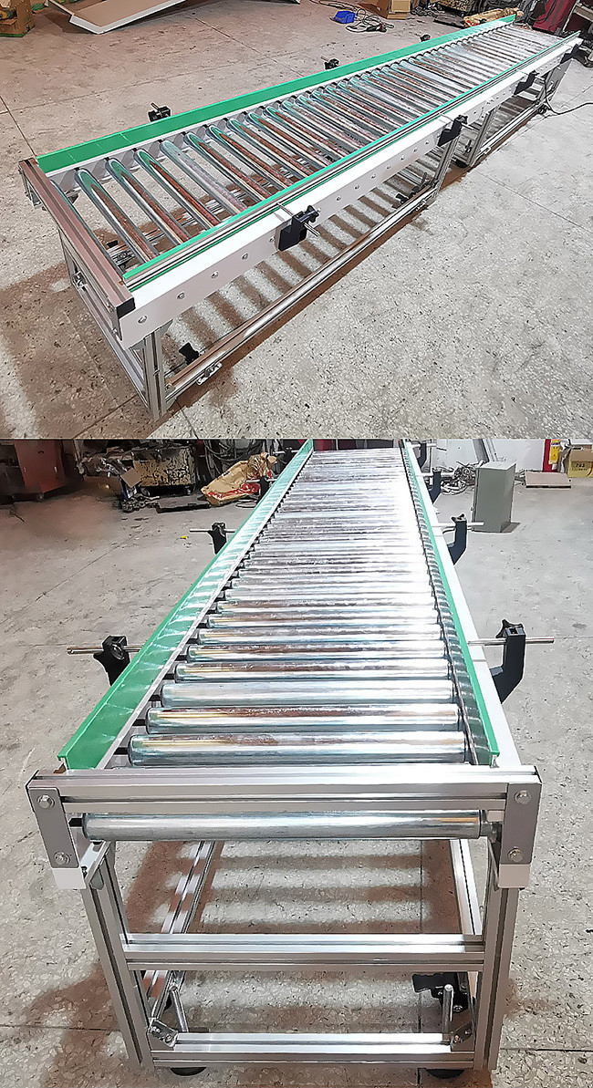 Robot Collaborate Drum Conveyor Assembly Line For Lights-Out Manufacturing