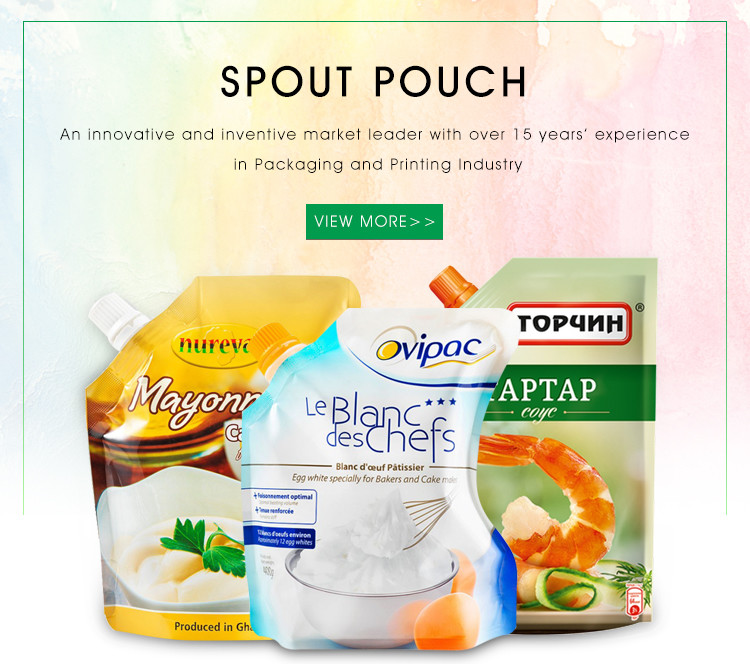 Gravure Printed Aluminium Foil Pouch Packaging Stand Up Drink Pouches 4oz 8oz