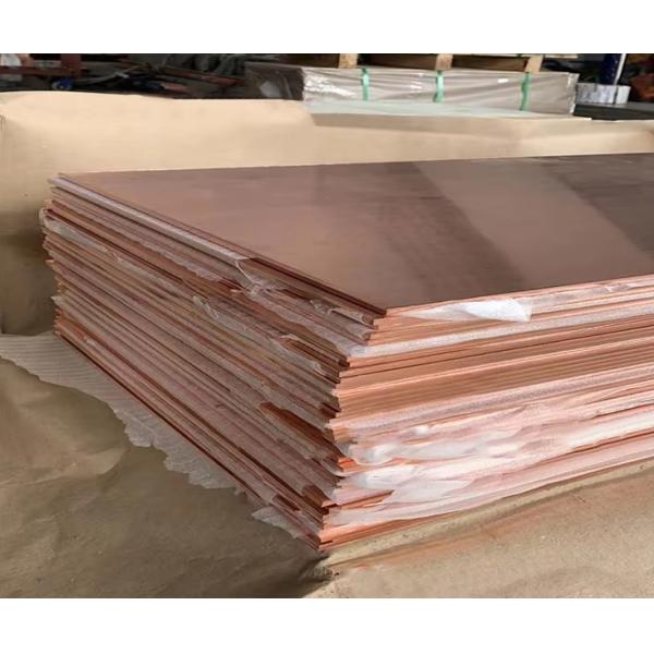 600mm X 1500mm Copper Decorative Sheets 2.0mm-1200mm Electronic Industry