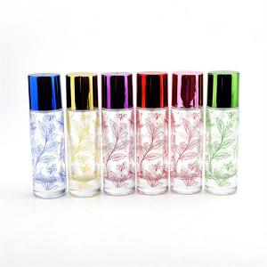 China Refillable Glass Perfume Bottle Pump Sprayer  ,  Cylinder 1oz Perfume Bottle on sale