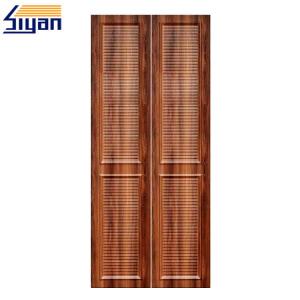 China High Density MDF Louvered Closet Doors Wood Grain With 860 Kgs/M³ Density on sale