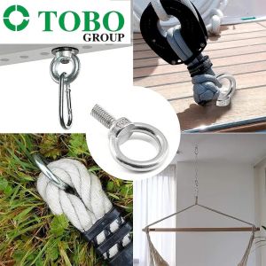 Silver Eye Bolts Nuts - Light Weight and M4-M20 Compatibility