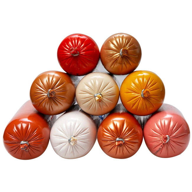 Artificial Sausage Shell Colorful Customized Flexography Printing Brand Logo Meat Packaging Sausage Casings