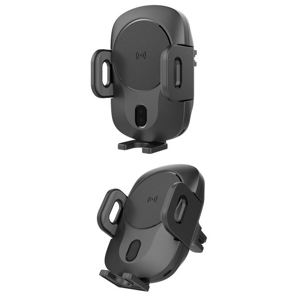 USB Type C QI Wireless Car Charger For Cell Phone / Smart Car Mount Holder