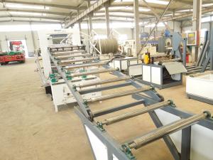 China Three Roller Calender Plastic Sheet / Board Extrusion Line Heat & Cold Resistance on sale