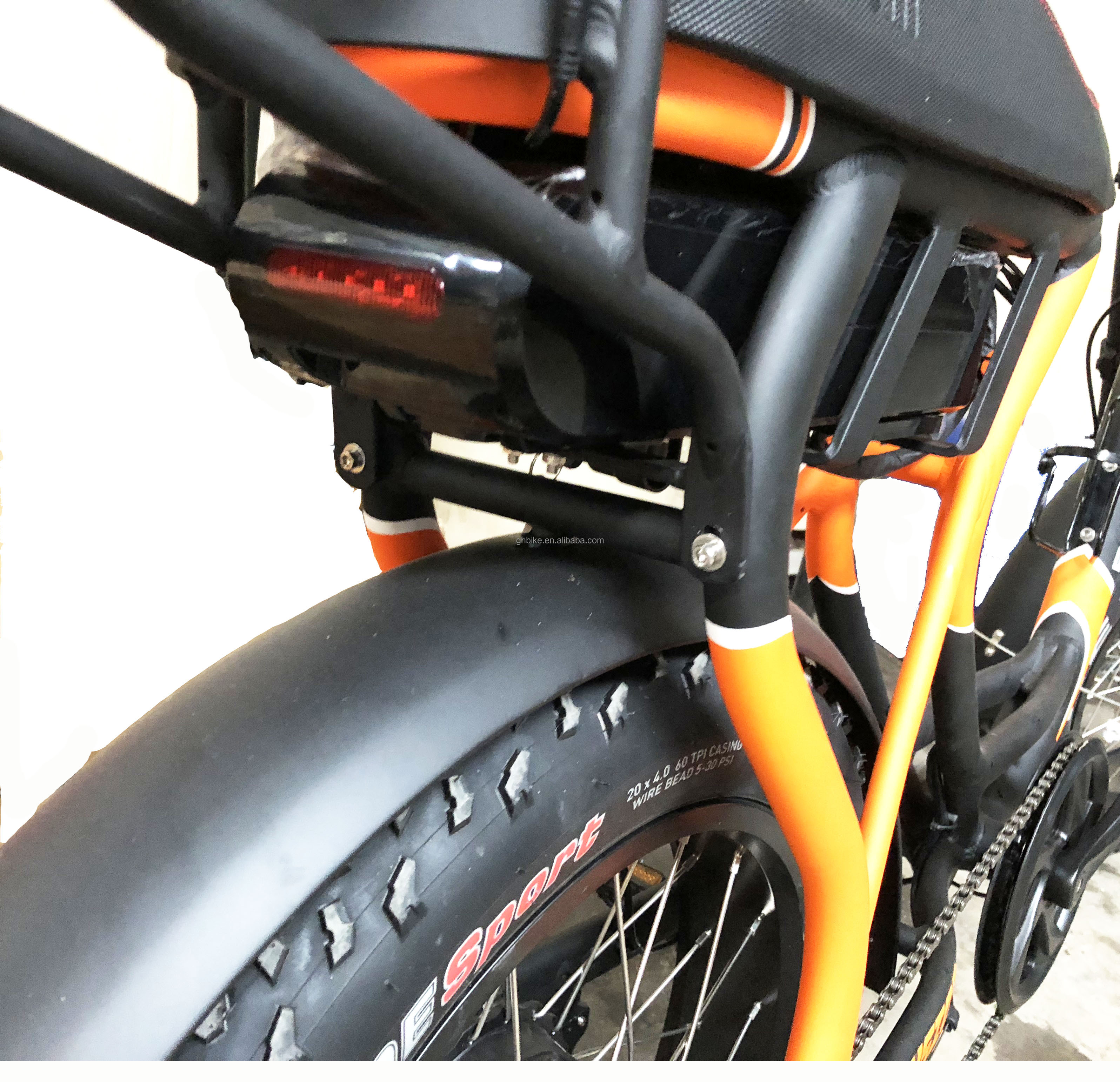 20"*4.0 Electric Mountain Bike 48V1000W 17AH Lithium Big Tire Snow Bike Speed 50KM/H