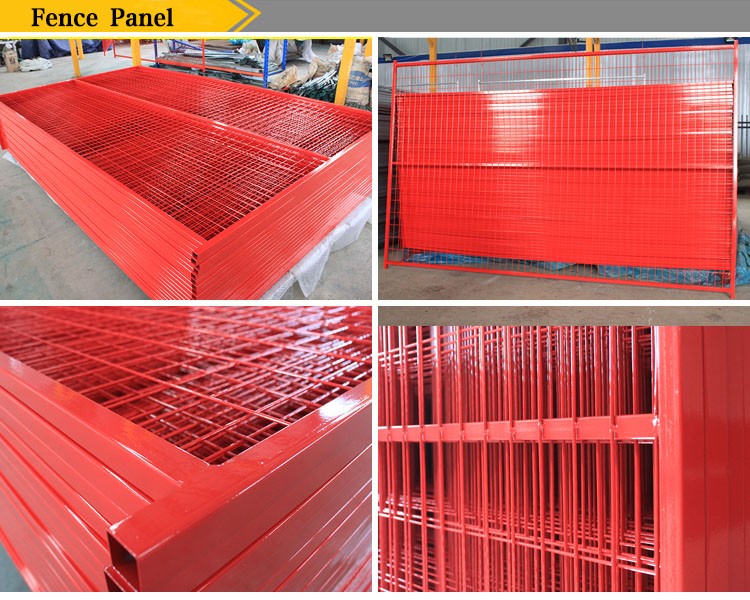 6ft*10ft USA Canada mobile temporary fencing panels construction Fence China Supplier