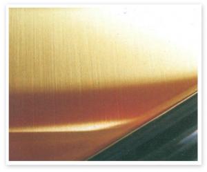 China COLOR STAINLESS STEEL SHEETS HAIRLINE FINISH NO4 GOLD on sale