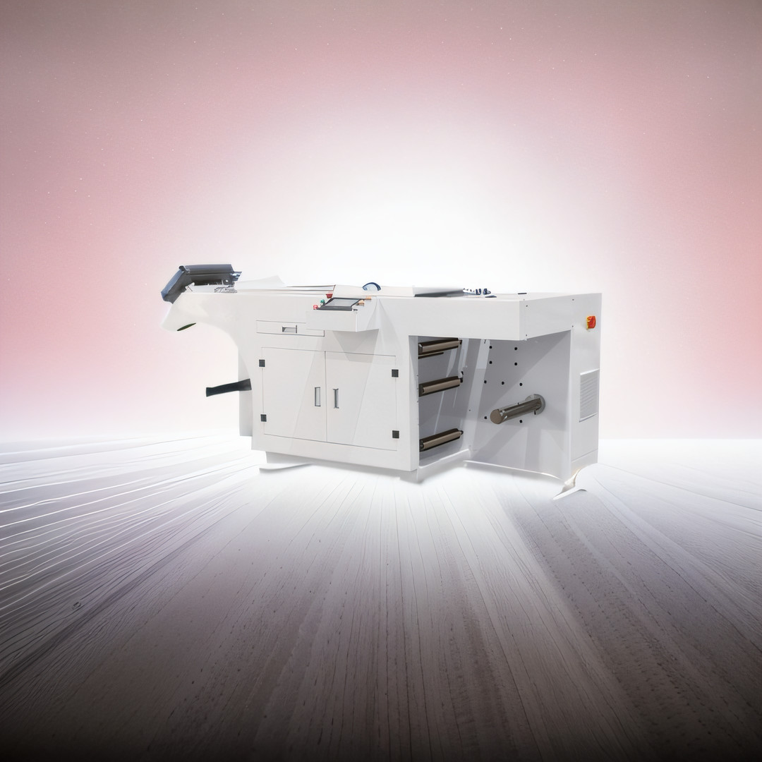 UNWINDING MAX DIAMETER 700MM ADHESIVE LABEL PAPER PROCESS MACHINERY - 5.5KW MAIN MOTOR ONLINE INSPECTION AND REWINDING