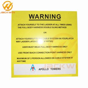Quality Customized Rectangle Reflective Aluminum Warning Sign Roadside Safety Caution wholesale