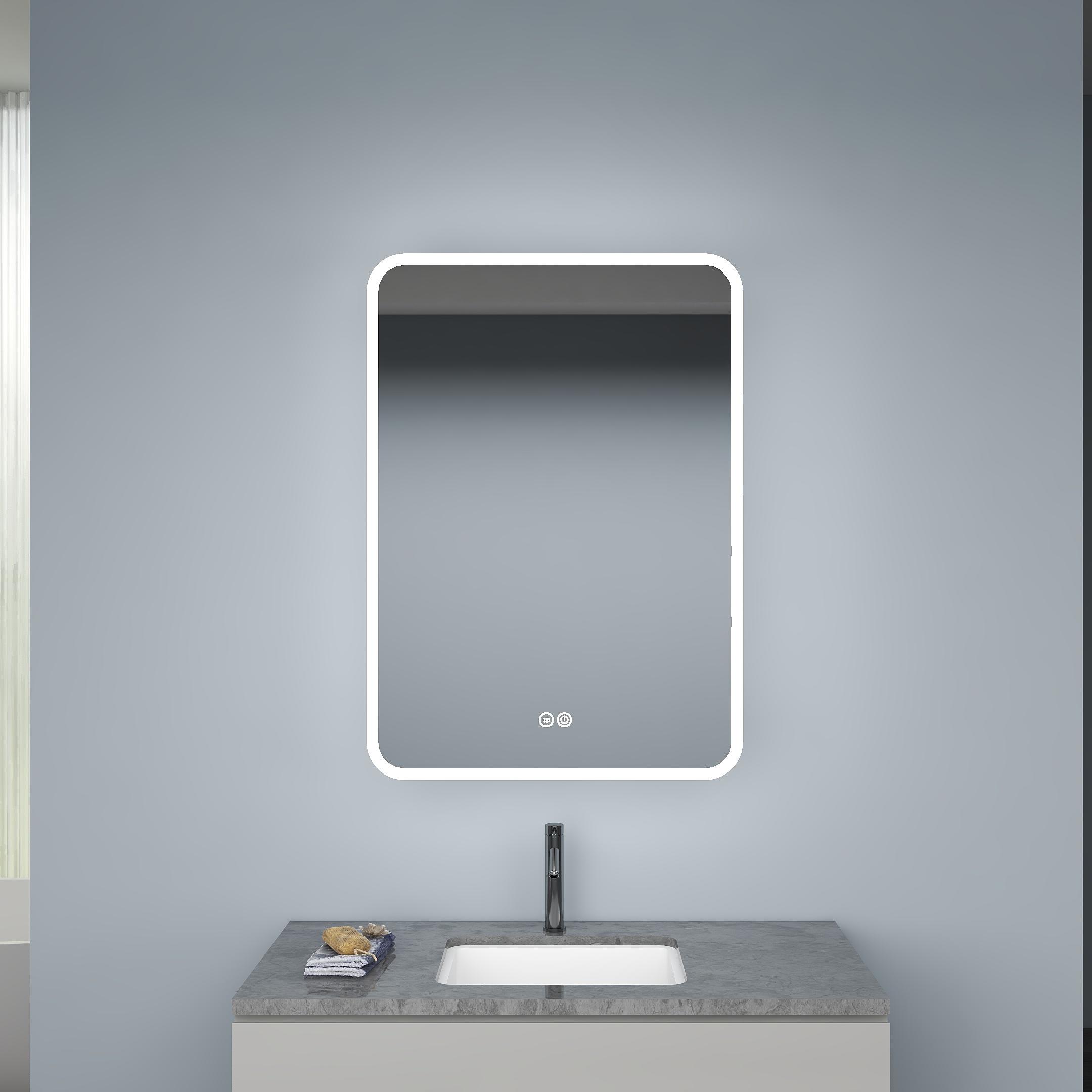 Contemporary Anti Fog Medicine Cabinet Moisture Proof With LED And Defogger