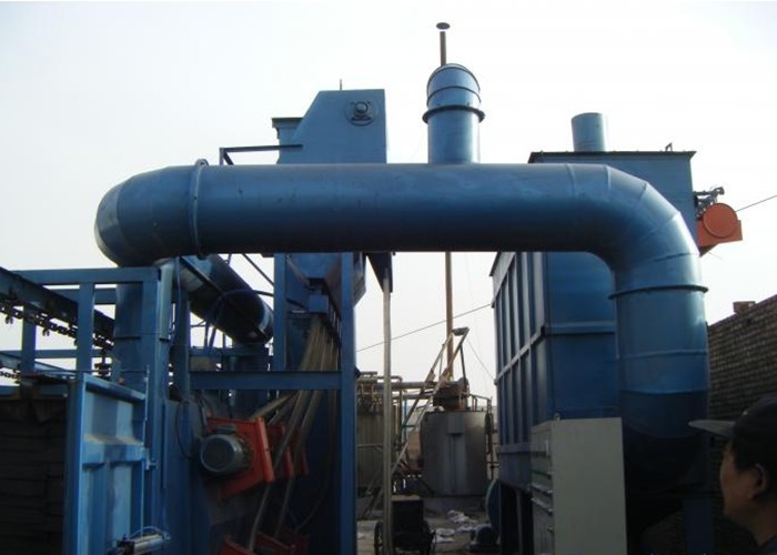 Quality Hanging Chain Type Steel Shot Blasting Equipment For Forging Parts Cleaning wholesale