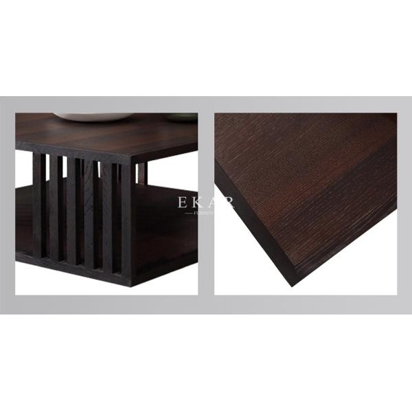Modern Contemporary Simple Wooden Square Coffee Table