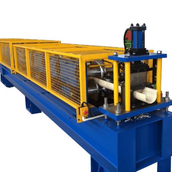 Customized Round Gutter Downspout Roll Forming Machine 15m/Min Speed