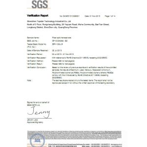 TOPSTAR TECHNOLOGY INDUSTRIAL CO., LIMITED Certifications